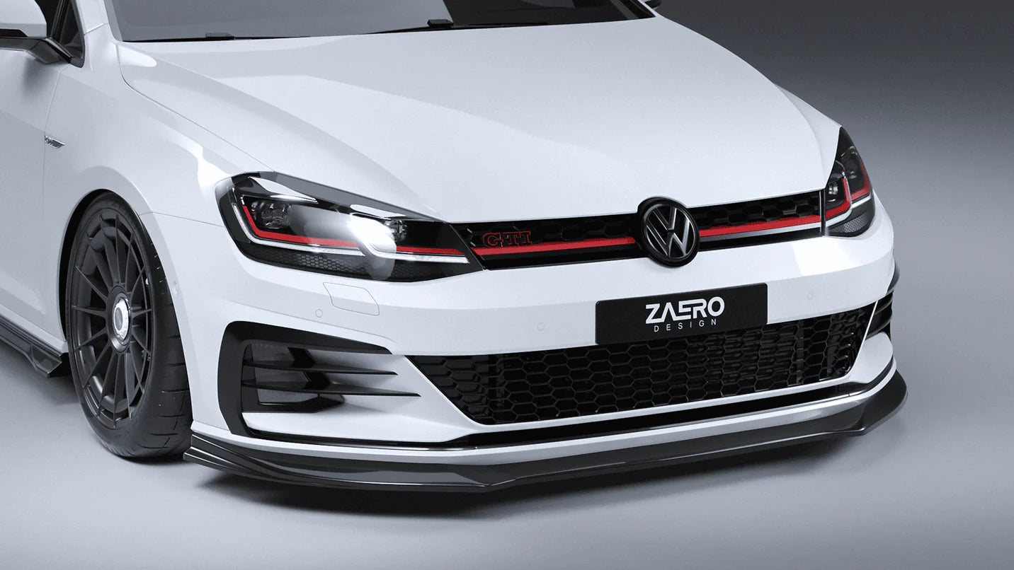 VW Golf GTI Mk7.5 EVO-1 Gloss Black Front Splitter