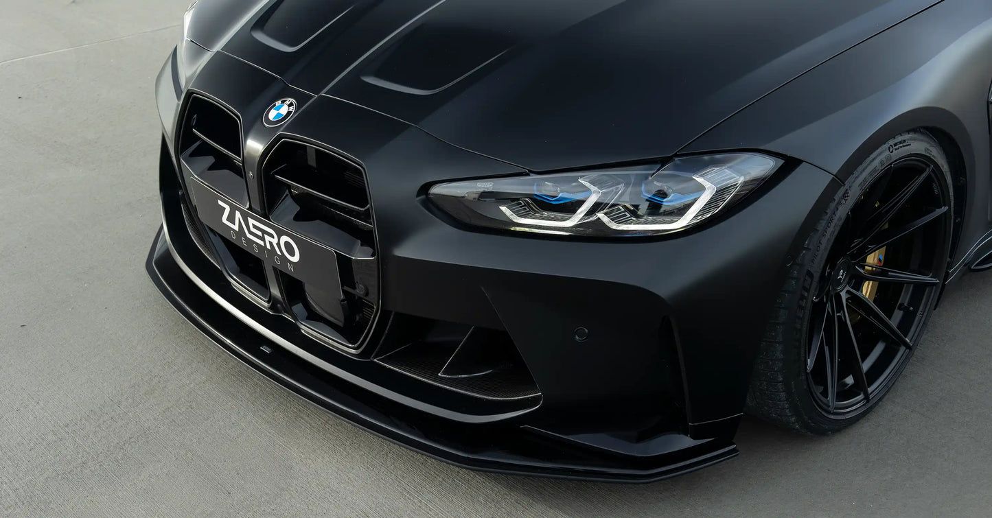 EVO-R Front Splitter for BMW M3 G80 | G81 & M4 G82 | G83 – adjustable & chassis-mounted